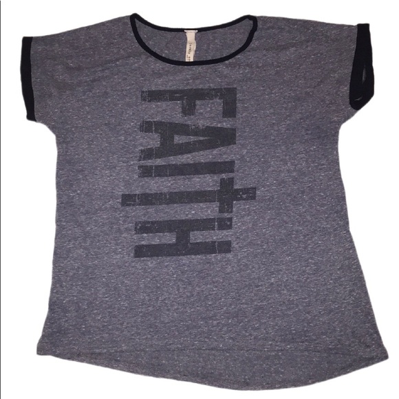 lovely souls Tops - Lovely Souls - Made in USA - “Faith” graphic tee
